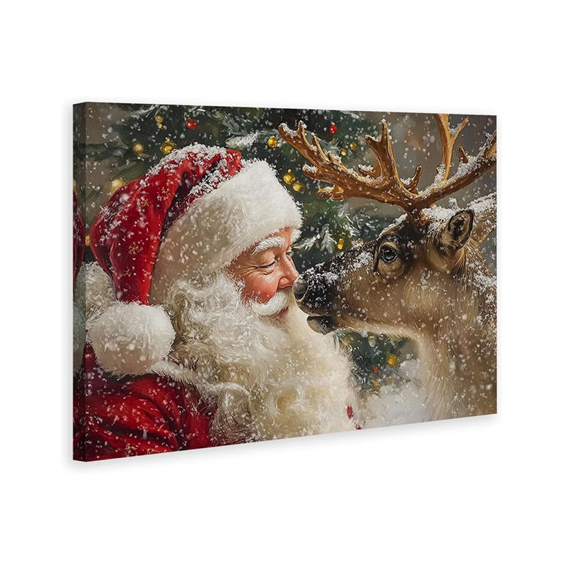 Snowy Christmas Santa
