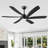 64 Inch Smart Ceiling Fan With Light