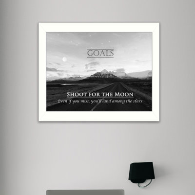 Goals Framed Wall Art for Living Room, Home Wall Décor for Bedroom