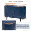 Buffet incurvé luxueux avec rangement polyvalent et design exquis-1822431410