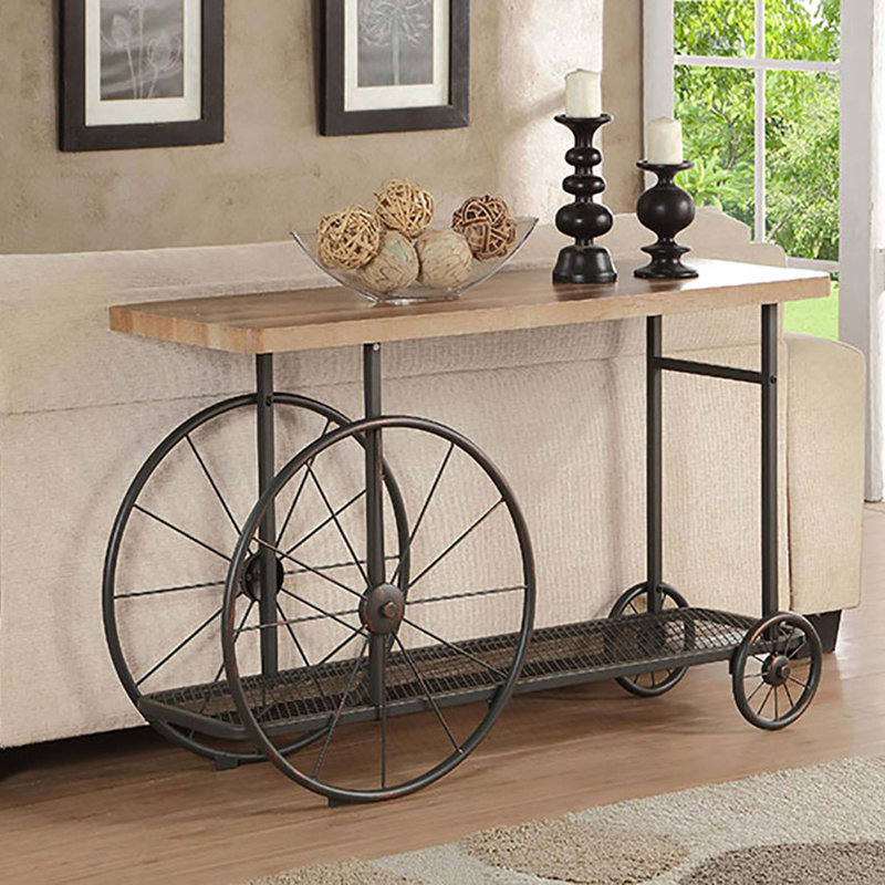 Console Table With Bottom Shelf