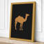 Desert Camel Minimalist - Wrapped Canvas-1742514305-1742514306