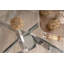 Anntoinette Glass Top Metal Base Dining Table