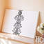 Toile, "Un arrangement vertical de sept chakras complexes", art mural inclus dans une conception unique de fleur de lotus-525929354