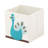 3 Sprouts - Toy Storage Cube for Baby and Kids - Peacock