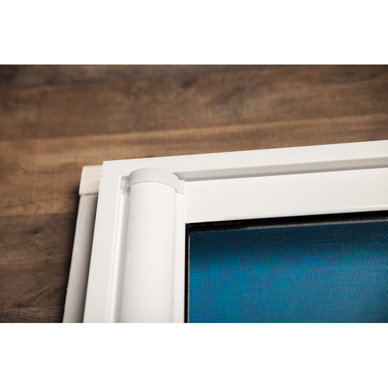 Écran rétractable pour porte simple, H 84 po x l 38 po, Brun
