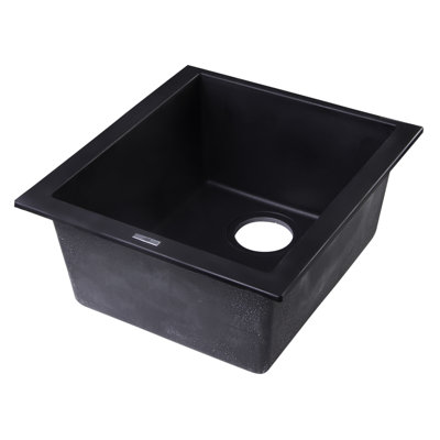 17.75'' L Single Bowl Granite Kitchen Sink