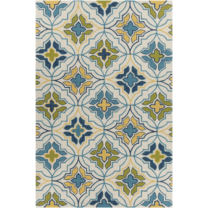 Tapis intérieur / extérieur en laine touffeté à la machine Terra Authentic, 5 pi x 7 pi 6 po