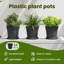 Round Flower Pot 24 Pcs Plastic-1534420386-1534420410
