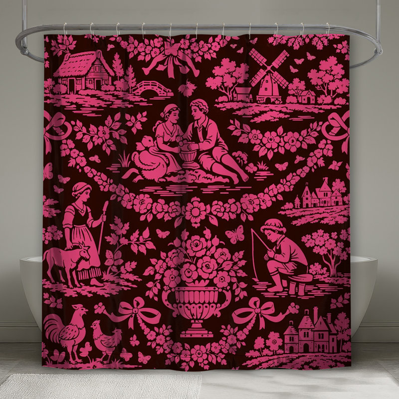 Rideaux de douche Pastoral, 70in W x 93in H