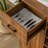 Retro Wine Cabinet For 6 Bottles, Wine Rack Sideboard Serving Bar With Glass Holders And 1 Drawer