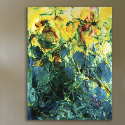 Poseidons by Barbara Biolotta - Wrapped Canvas Painting
