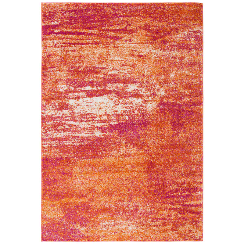 Casey-Marie Performance Abstract Rug, Rectangle 5'3" x 7'6"