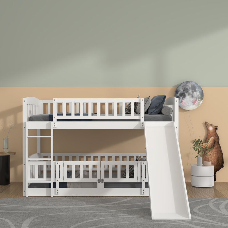 Lit superposé simple au-dessus de simple Karsyn par Harriet Bee, Blanc