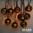 204'' Solar LED String Lights