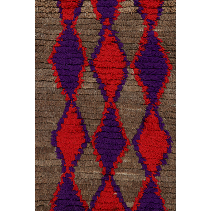 Hand Knotted Wool Geometric Area Rug