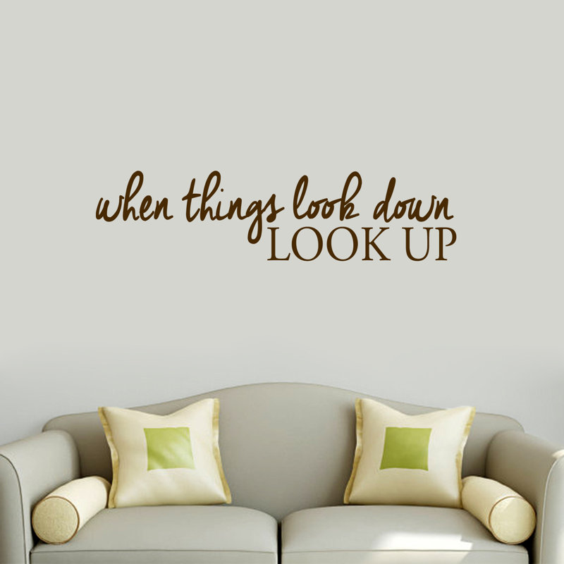 Weatherspoon Non-Wall Damaging Wall Decal, Chocolate Brown