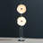 White Iron Free form Floor Lamps