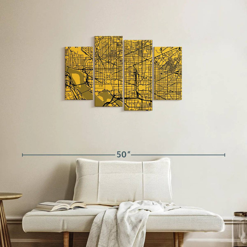 Carte de la route urbaine Aliaz Washington