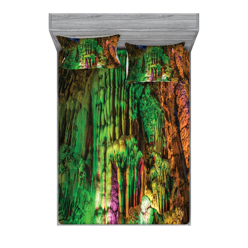 Microfiber Sheet Set, Queen Sheet Set with Fitted Sheet