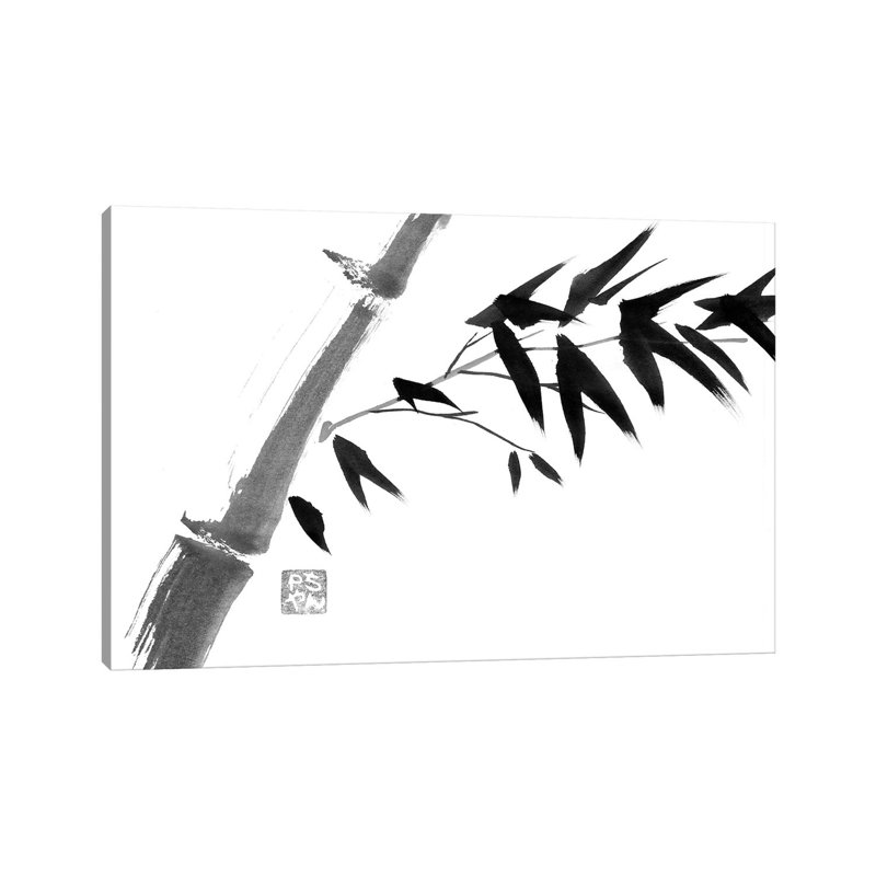 River Bamboo by Péchane - Print on Canvas, Wrapped Canvas, 20.32 cm H x 30.48 cm W