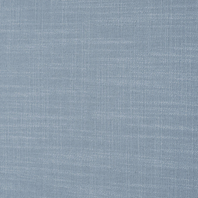 Bois massif Dunwich et plateforme rembourrée, Tissu texturé bleu ciel, Simple