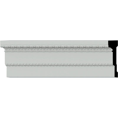 6"H x 1 5/8"P x 94 1/2"L Acanthus Leaf Chair Rail (12-Pack)