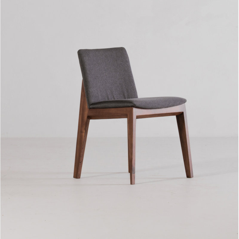 Side Chair in Grey, Gray, Brown