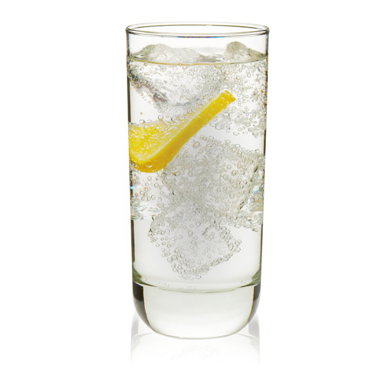 Libbey Polaris 16-Piece Tumbler and Rocks Glass Set, Clear, Clear