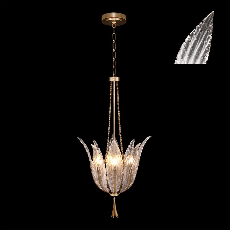 Plume 4 - Light Pendant, Gold