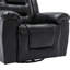 Fauteuil inclinable manuel 3 places avec 2 porte-gobelets intégrés pour le salon et la chambre à coucher-798418042