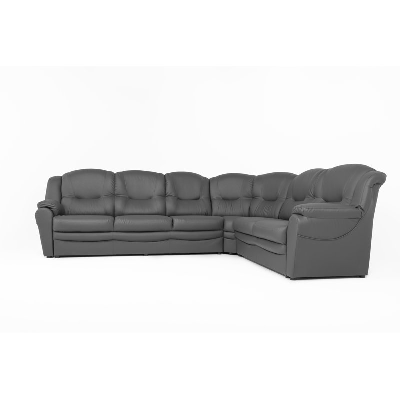 Aydenne 6 Seater Faux Leather Corner Sofa , Right Hand Facing