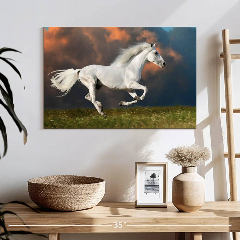 Crowle, jeune cheval, H 16 po x l 24 po