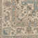 Tapis ivoire / bleu en laine Freret