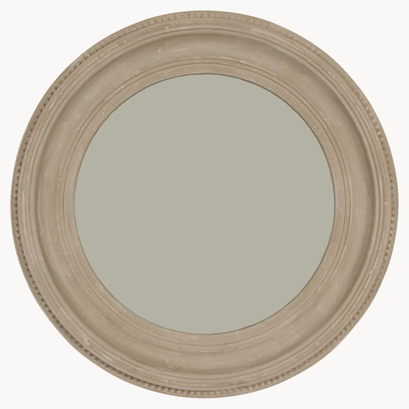 Kassandra Wood Flat Wall Mirror