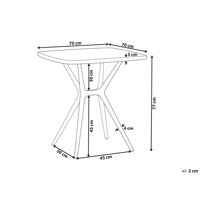 Howey Plastic Bistro Table