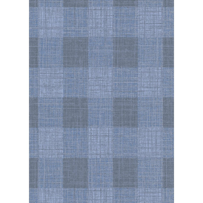 Panneau de papier peint Laqwan, Bleu / gris