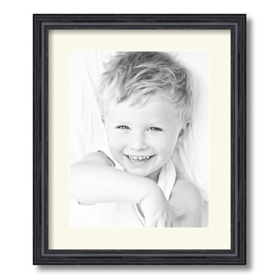 Wood Matte Picture Frame with Mat