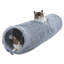 Tunnel pour chat pliable 45 po avec boule suspendue
