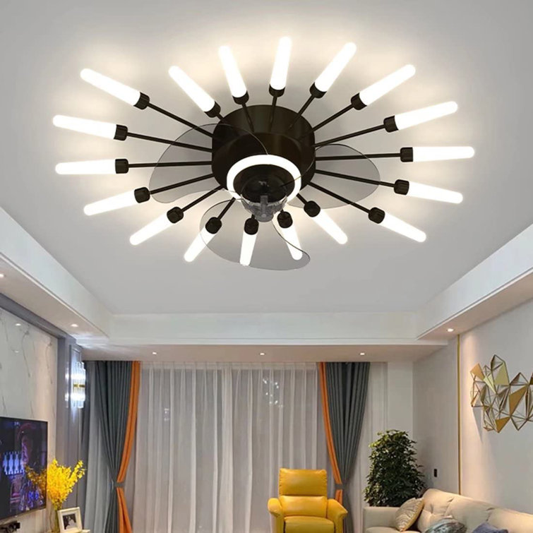 27'''' Corrigan Studio® 3 - Blade LED Ceiling Fan With Remote Control And Light Kit Included