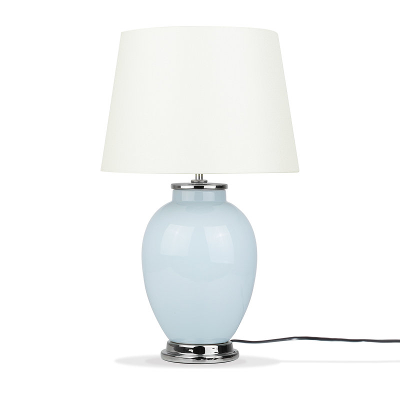 Maurice Ceramic Table Lamp, Blue