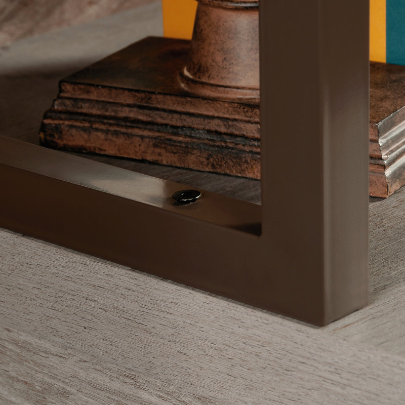 Hutch With 1-Inch Thick Top, Brown Finish