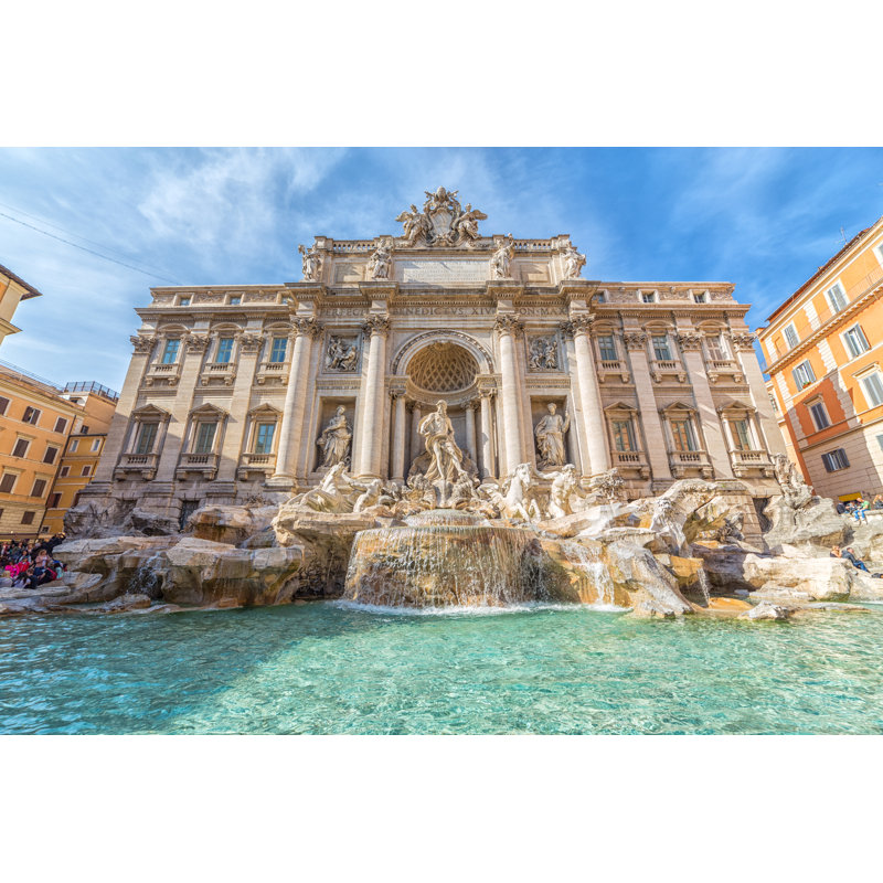 Fontaine de Trevi, Italie par Bukki88 - Photographie de toile tendue
