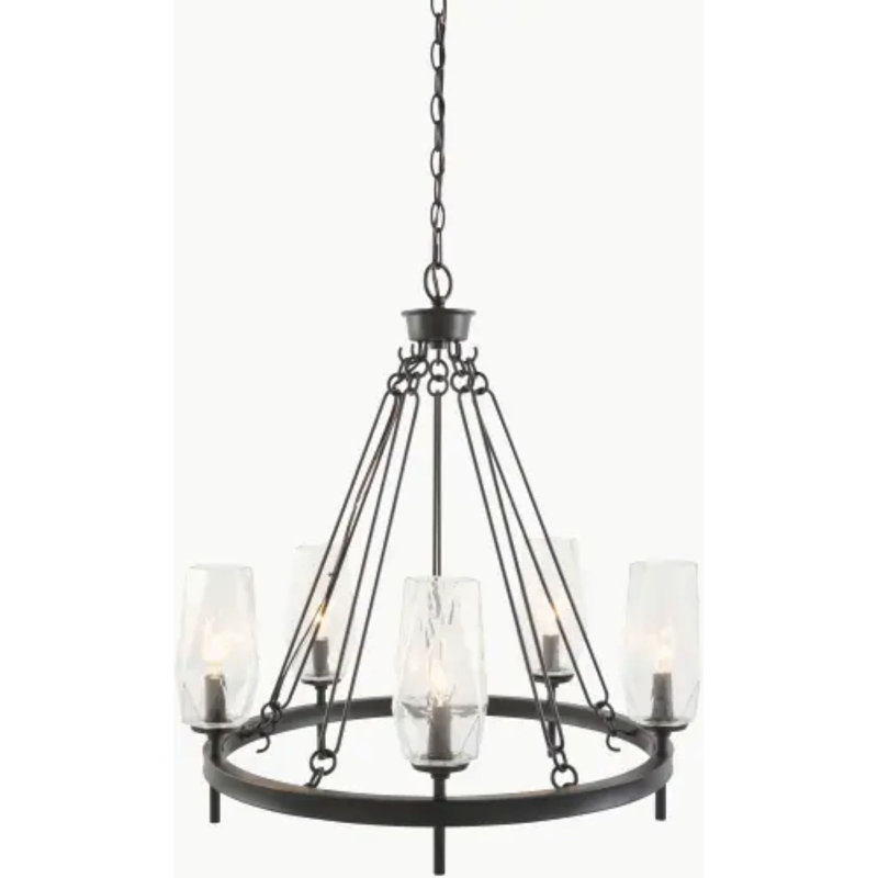 Merivelle Chandelier, Matte Black