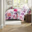 Ensembles de literie en polyester antimicrobien, maison de chambre à coucher moderne et florale