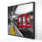 Gray Industrial Man Cave Canvas | Waiting Subway Home Decor