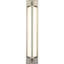 Barre de meuble-lavabo à DEL intégrée 24 po en nickel brossé contemporain, énergie intelligente et DEL lumineuse, 230 lumens 12 W, 3 options de température de couleur 3000 K 4000 K 5000 K, fonctionnalité à intensité variable,