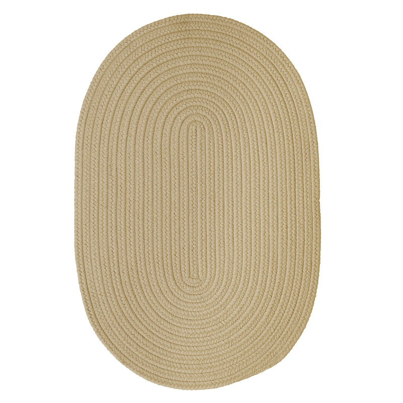 Tapis de type lin réversible pour l'intérieur et l'extérieur Audryanna, Ovale 5 pi x 8 pi