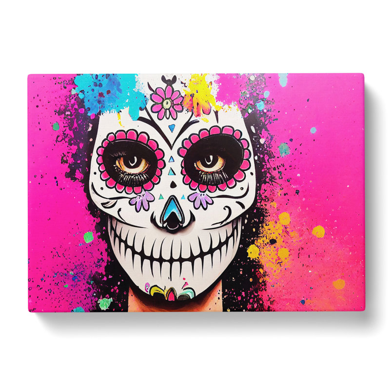 Sugar Skull Woman Vol.1 - Wrapped Canvas
