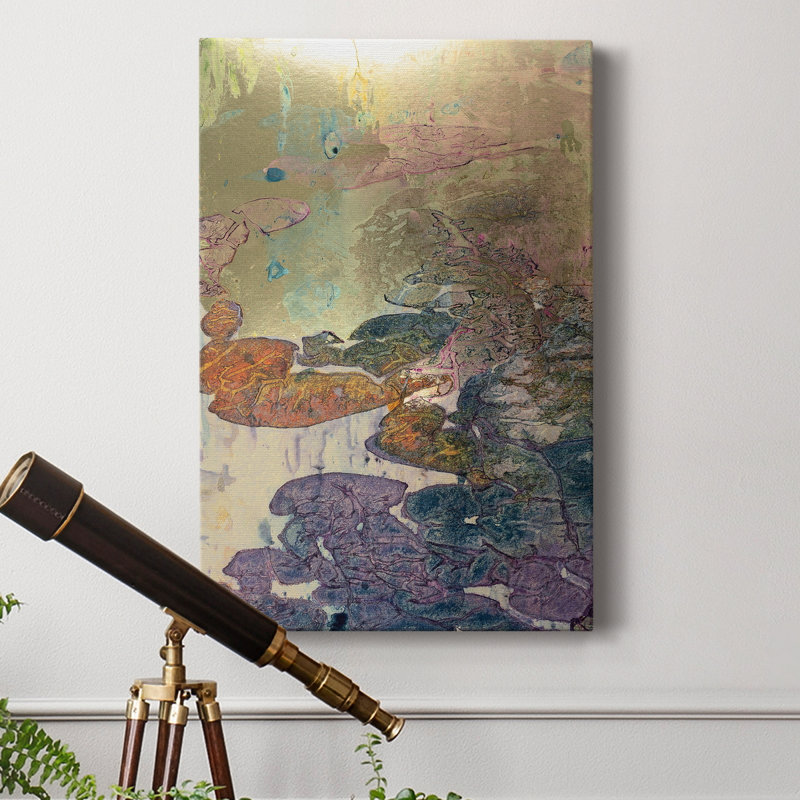 Monet's Landscape III - Impression sur toile tendue, H 18 po x l 12 po x P 1 po
